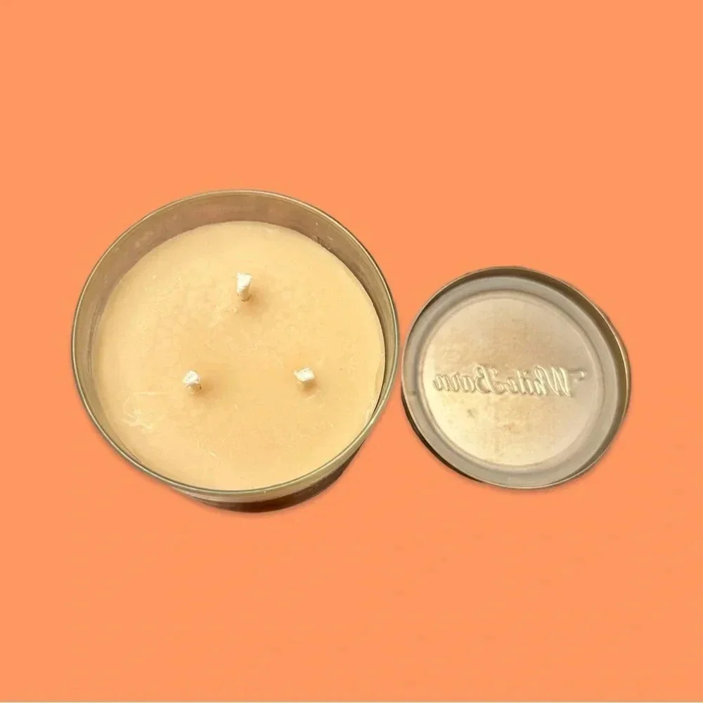 Bath & Body Works White Barn Sugar Snickerdoodle 3-Wick Candle 14.5 oz - Picture 3 of 3